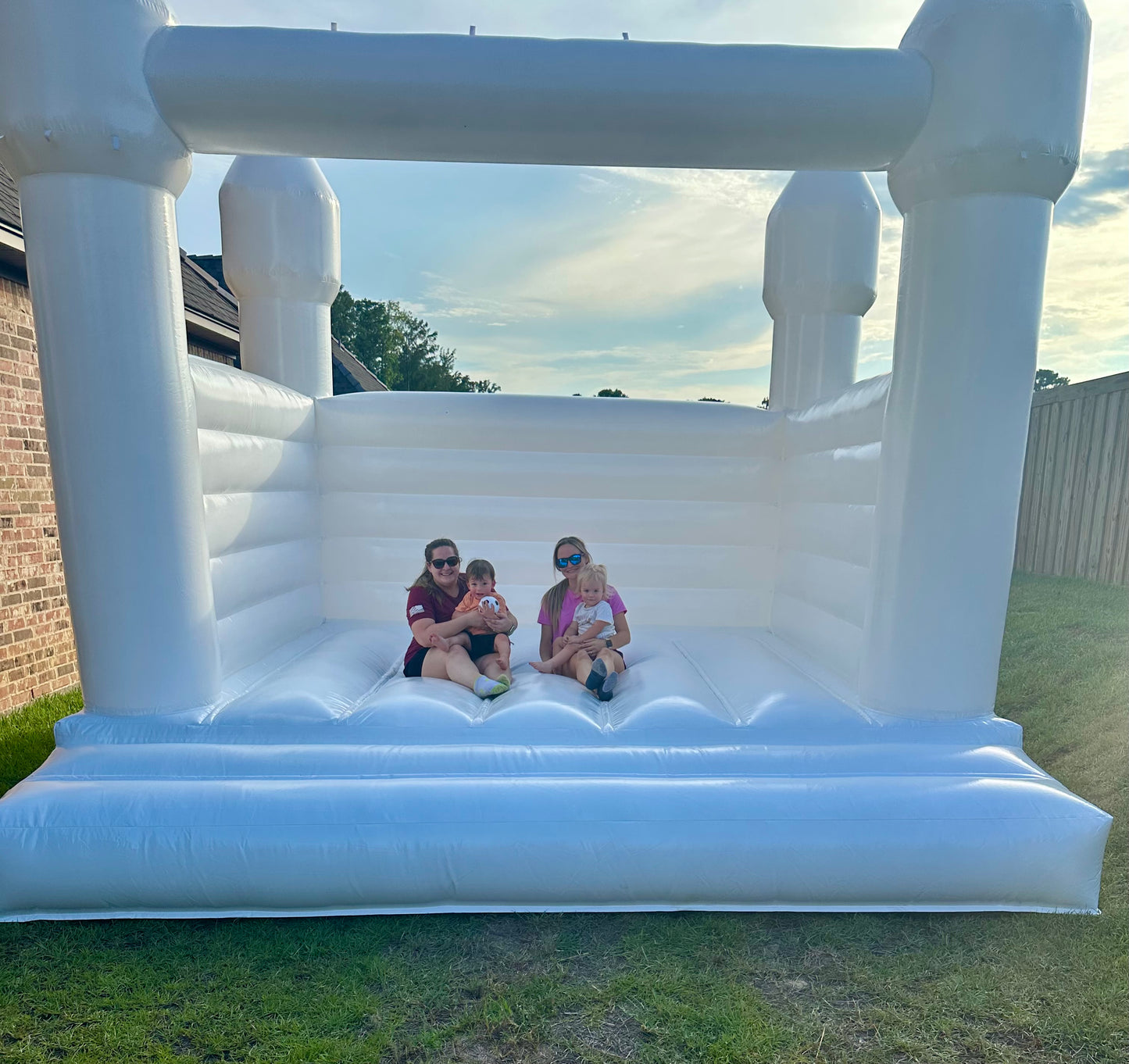 Large White Bounce House